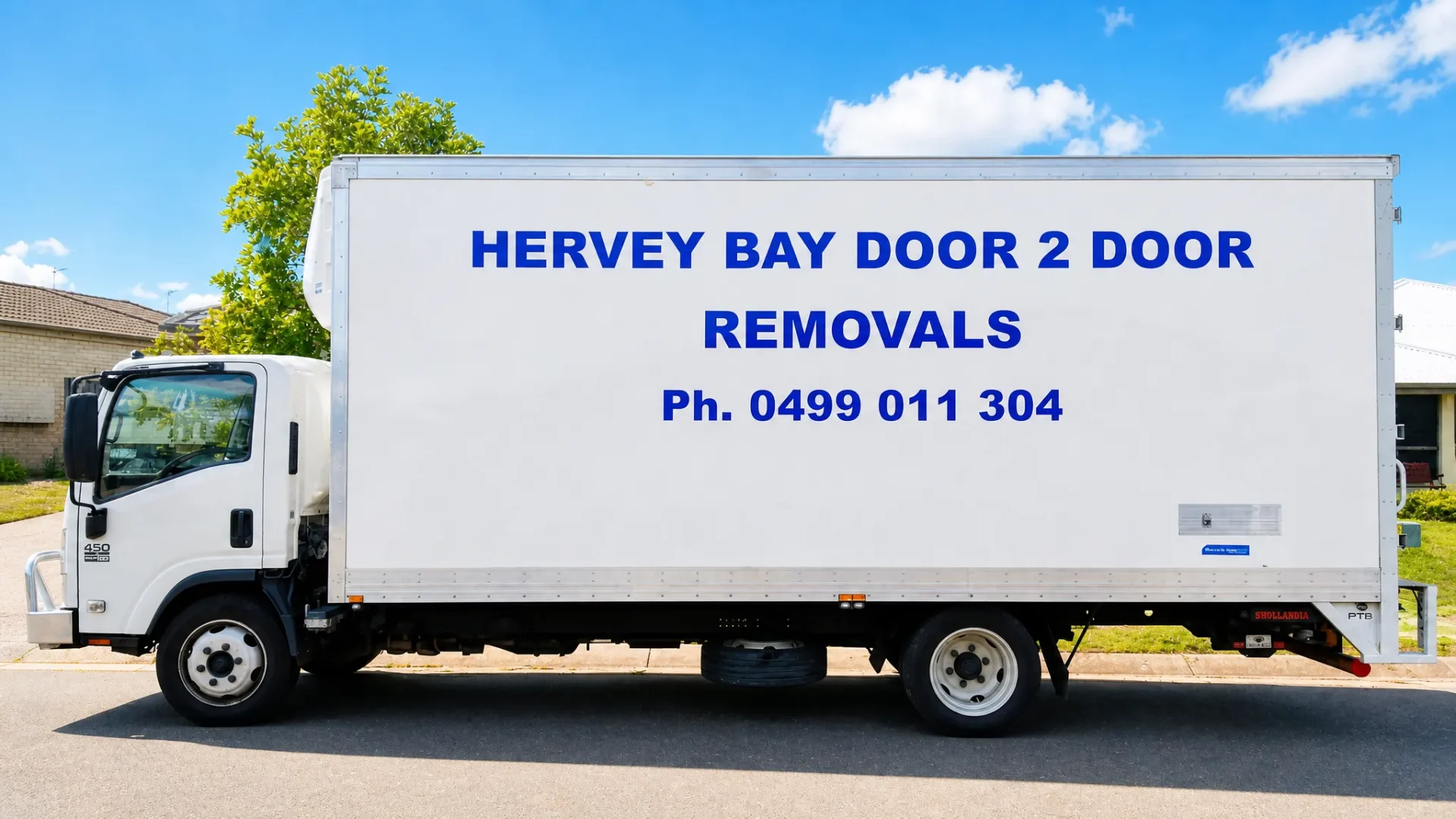Hervey Bay Door 2 Door Removals truck